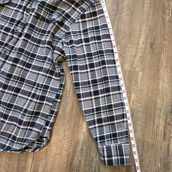 JACHS Men's Cotton Plaid Flannel Button Down Shirt Size XL - Picture 11 of 11